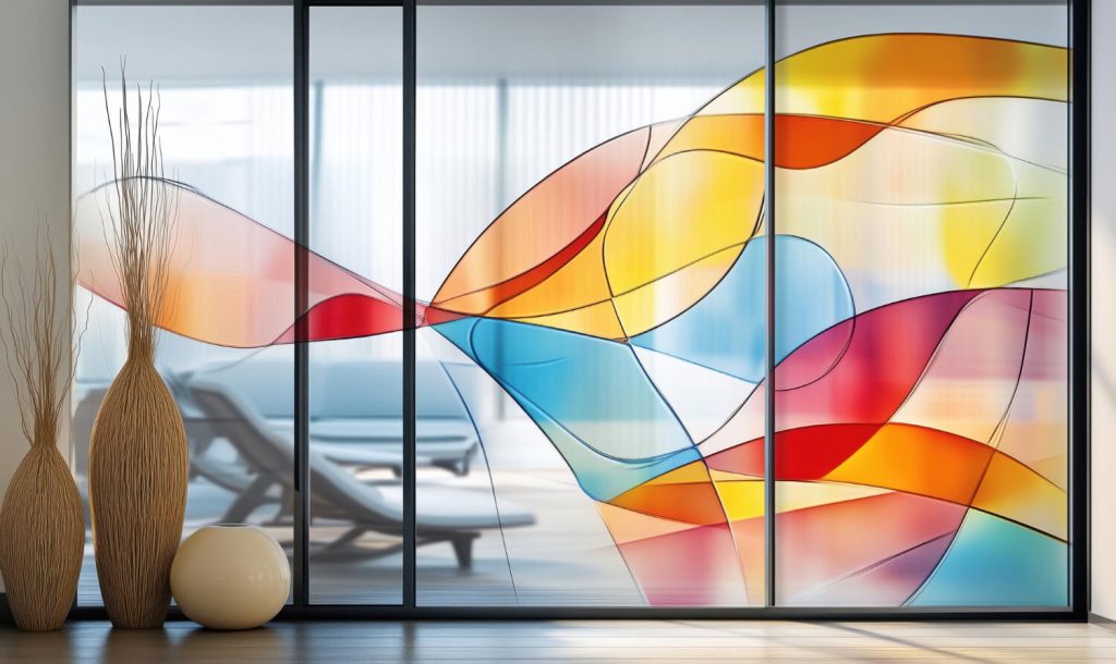 decorative privacy window film
