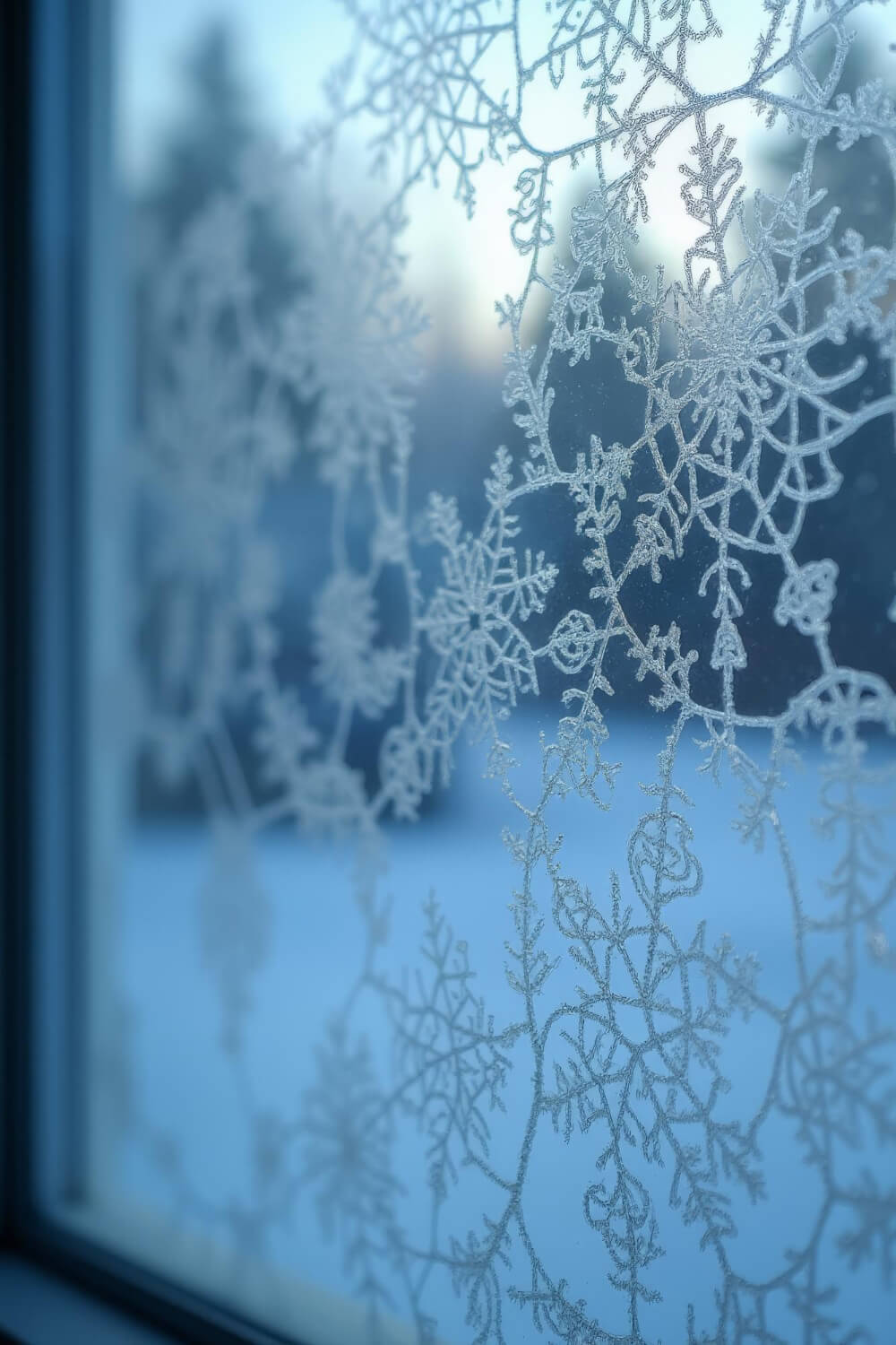 frosted window